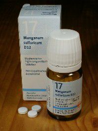 Schüssler-Salz: 17. Manganum sulfuricum