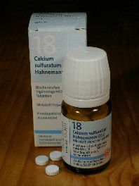 Schüssler-Salz: 18. Calcium sulfuratum