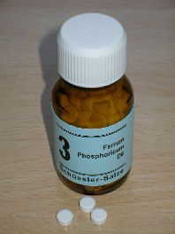 Schüssler-Salz: 3. Ferrum Phosphoricum